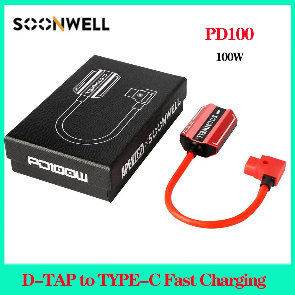 

Soonwell PD100 100W D-TAP to TYPE-C Fast Charging Module Bi-Directional USB-PD Current Converter Supports Quick Charge