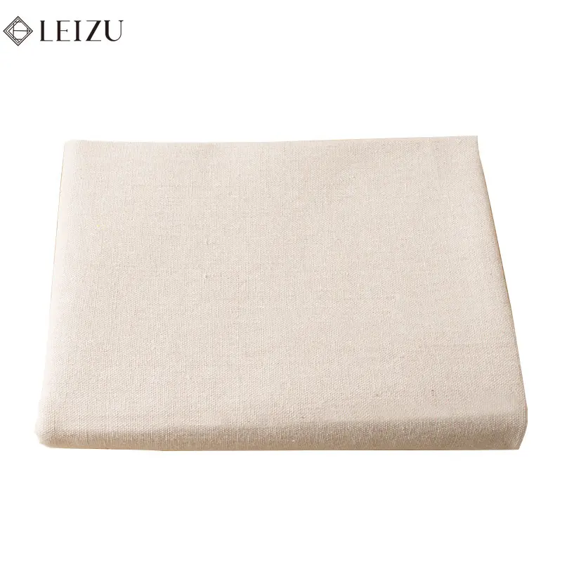 0.5M/1M/2M Cotton Linen Woven Fabric for Table Sofa Curtains Decoration DIY Sewing Material Embroidery Practice Fabric