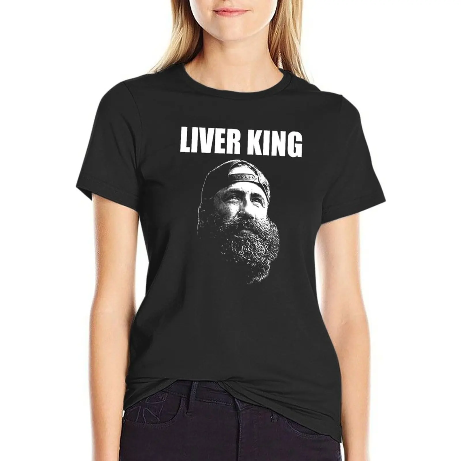 The Liver King T-Shirt vintage clothes plus size tops oversized female womans clothing