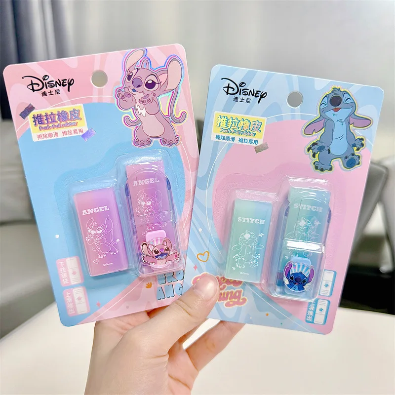 

Disney Stitch Push-pull Eraser Creative Cartoon Erasing Kawaii Eraser Student Pencil Kids Erasers Art Exam Writing Stationery