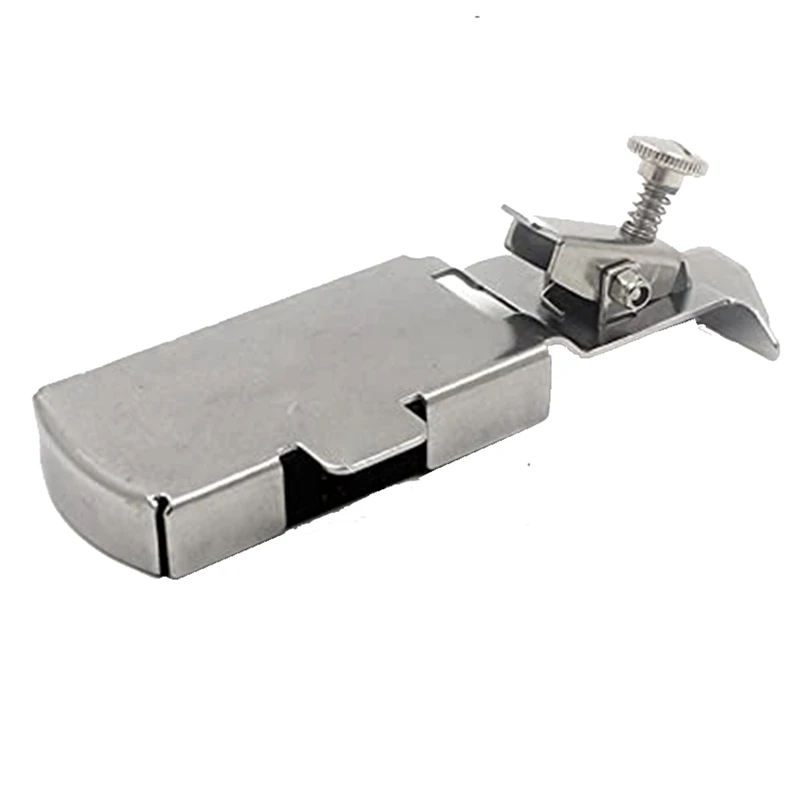 1 PCS Seam Guide, Hemmer Guide, Hem-Guide Silver Metal For Industrial Lockstich Or Walking Foot Sewing Machine, Magnet