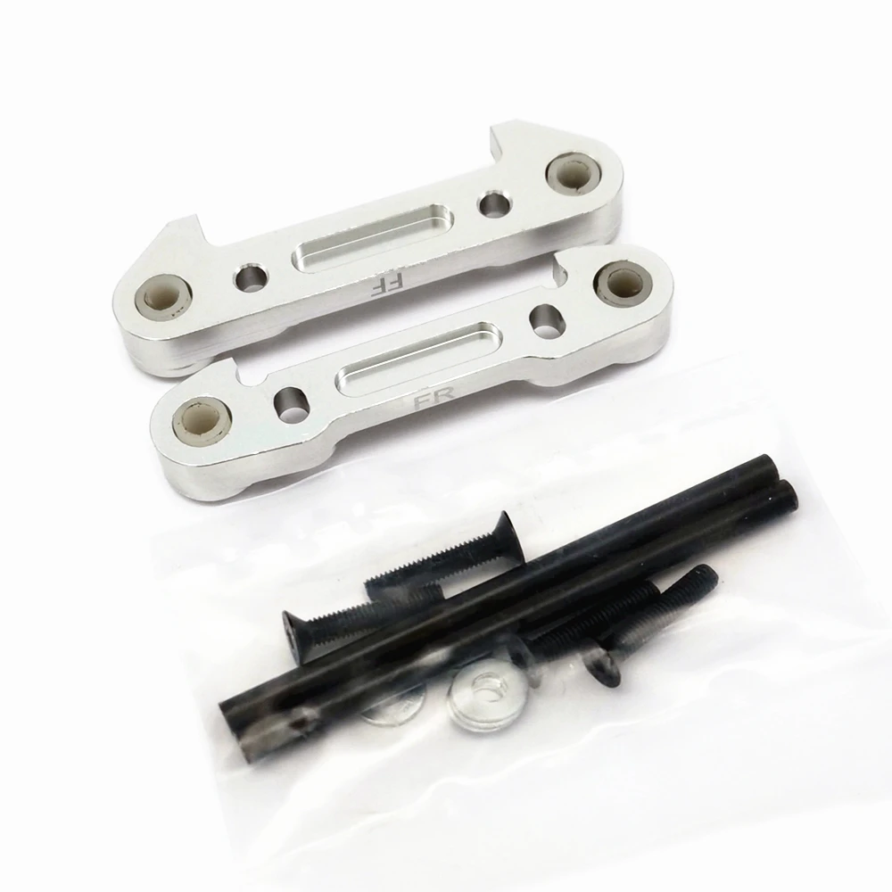 Cubierta de montaje de pasador de montaje de brazo inferior delantero de aluminio, soporte de pasador pivotante para Team Losi Tenacity All LOS234019 LOS234023