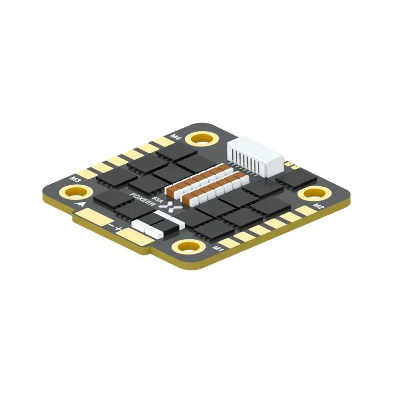 Foxeer Reaper F4 128K 65A BLHELI32 4in1 Brushless ESC 3-8S DSHOT1200 for Flight Controller Stack RC FPV Racing Drone DIY