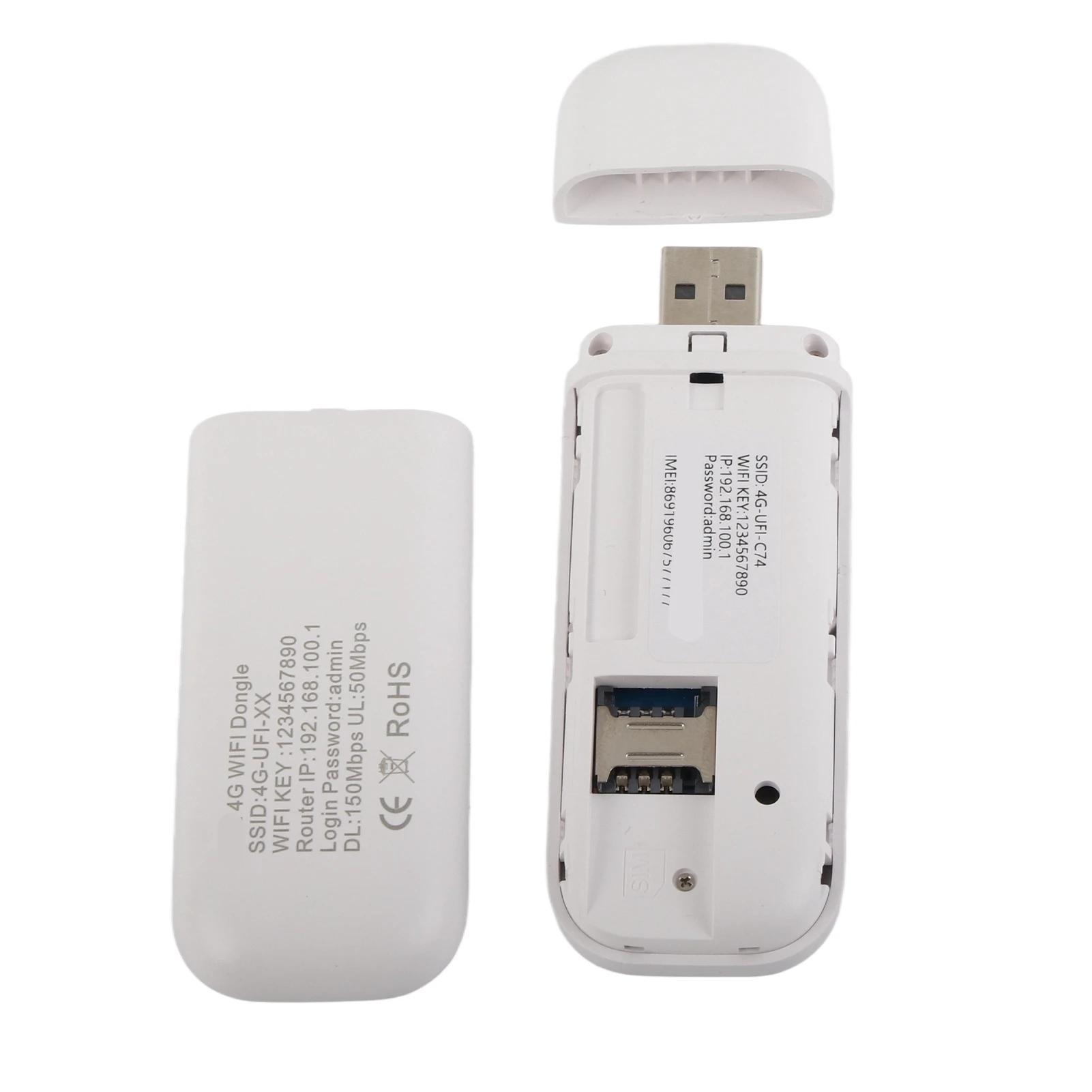 4G LTE USB Network Adapter Wireless WiFi Hotspot Router Modem Stick Suitable for Southeast Asia Africa and The Middle East