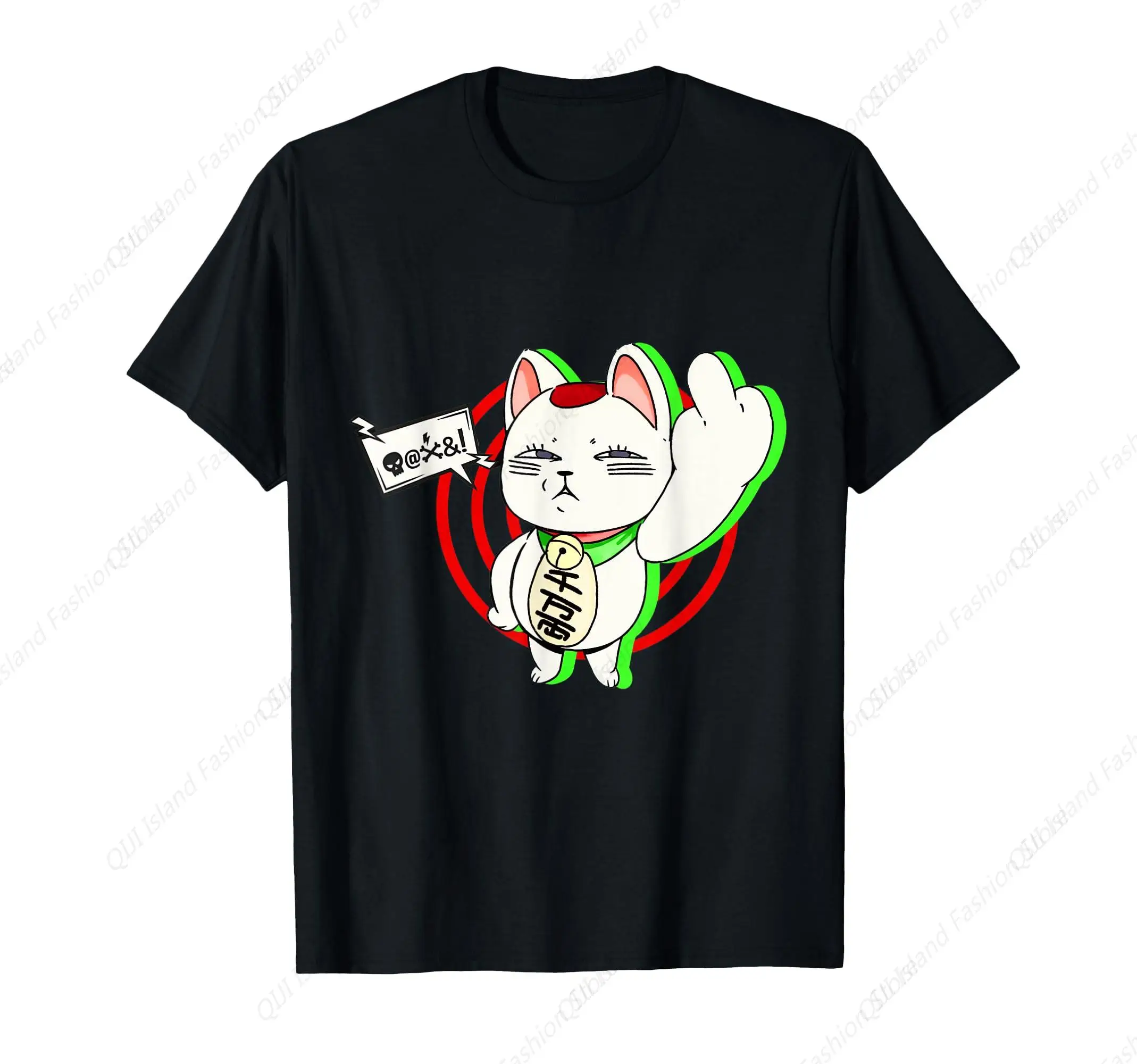 Dandadan Cat Anime Cute Manga Turbo Granny Cat Funny T-Shirt