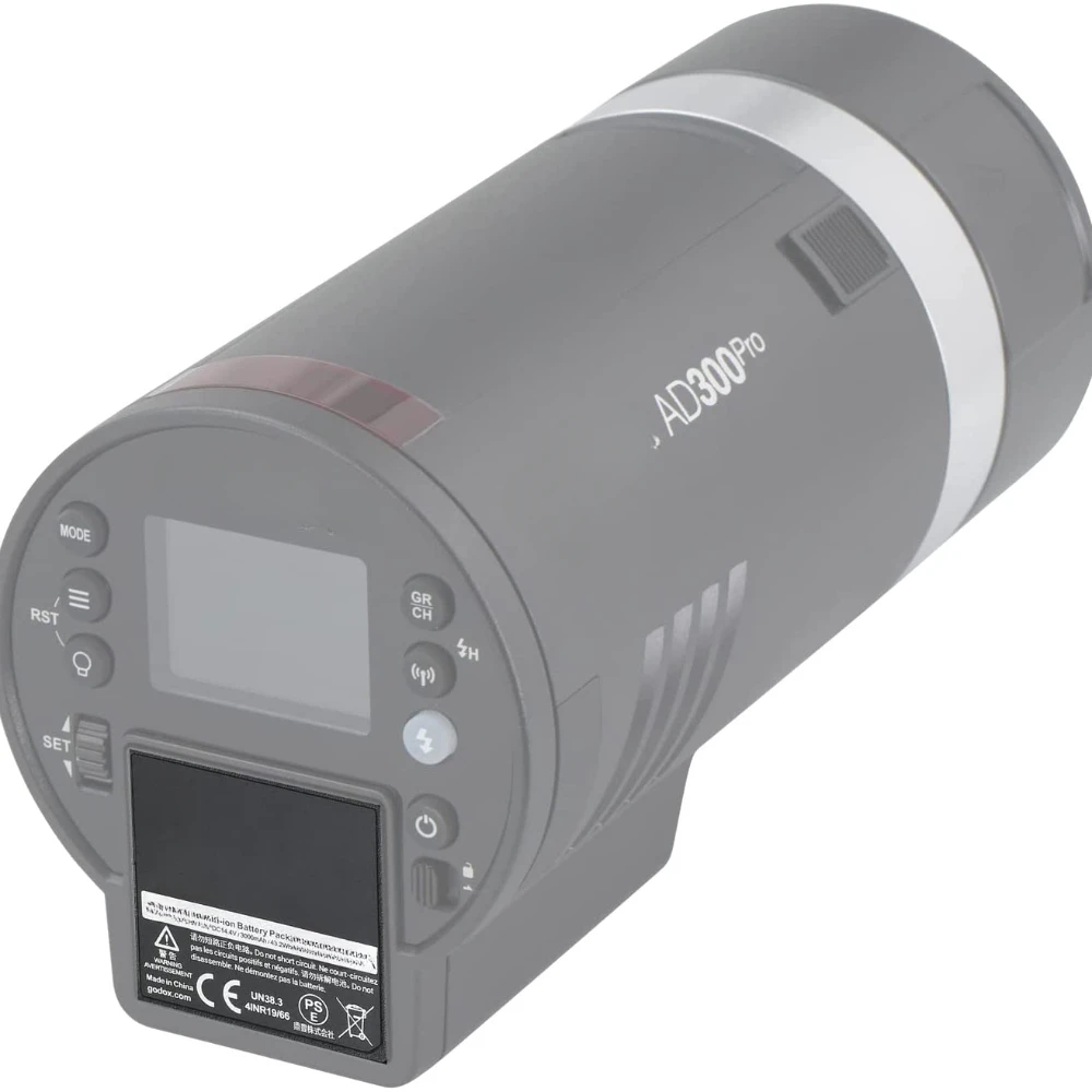 For Xplor Godox AD300Pro Outdoor Flash WB300P Lithium Battery Pack 14.4V More Efficient 2600mAh