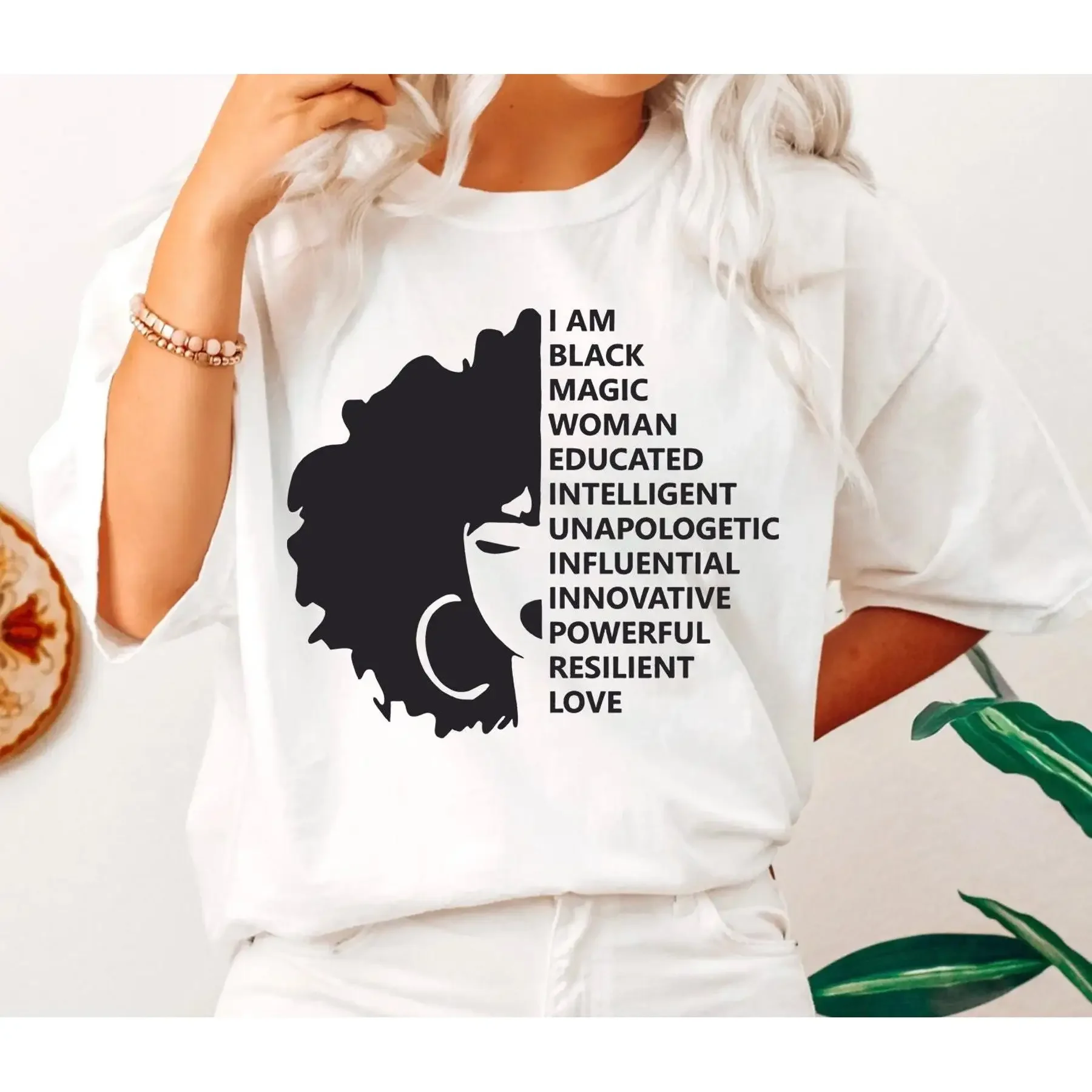 

Black Women Empowerment T Shirt I Am Inspirational For Feminism Positive Quotes Woman Her