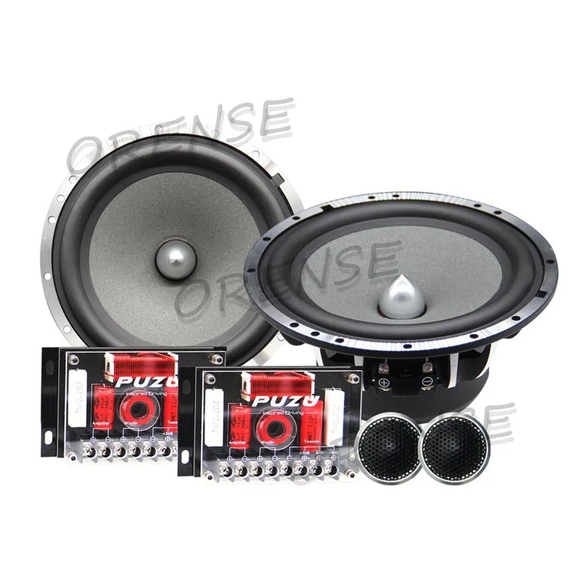 PZ-6508S Upgrade Hi-res 2- way Component Car Audio Speakers With 360W Max Power Deep Bass Fully Midrange Hi- Res Audio 1Set