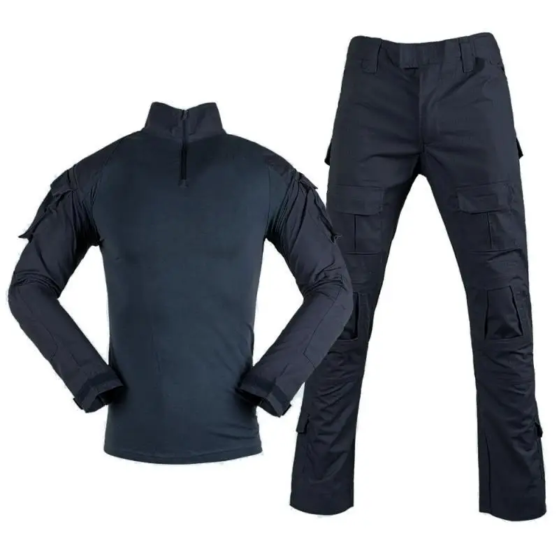 deep-blue-tactical-frog-suit-set-multi-pocket-breathable-checkered-cloth-training-pants-outdoor-camping-travel-gear-men's-cam