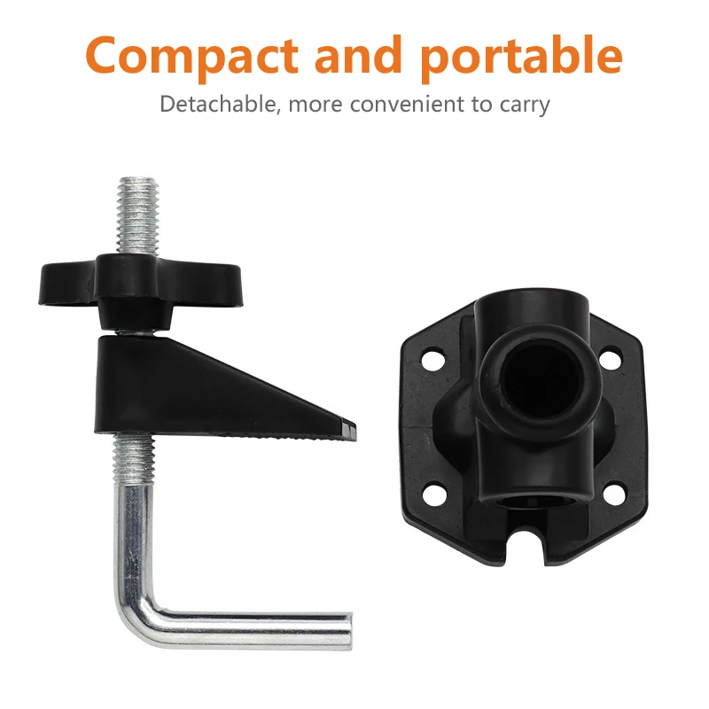 Cantilever Bracket Clamp Non-Slip Universal Bracket Clamp 7 Shape Horse Buckle Clip Metal For Microphone Desk Lamp Mic Stand