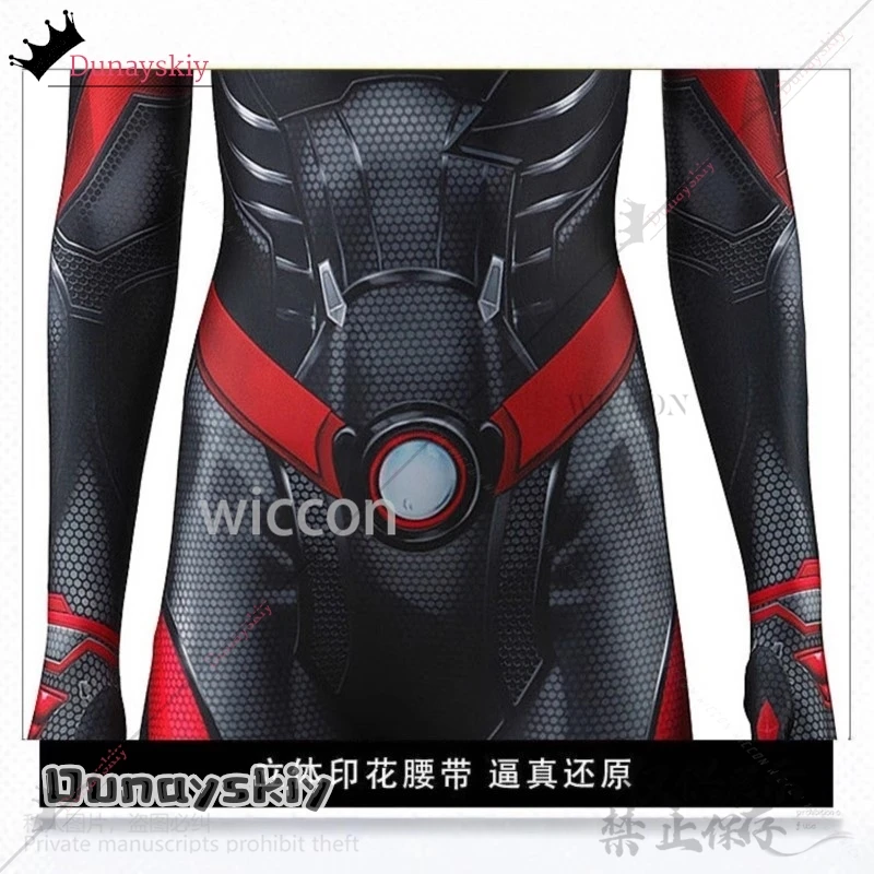 أزياء أنيمي لعبة المنافسين التأثيرية سوزان سو ستورم ريتشاردز باللونين الأسود والأحمر بدلة زنتاي المثيرة على الطراز القوطي الشرير جيراي كي كوسبف