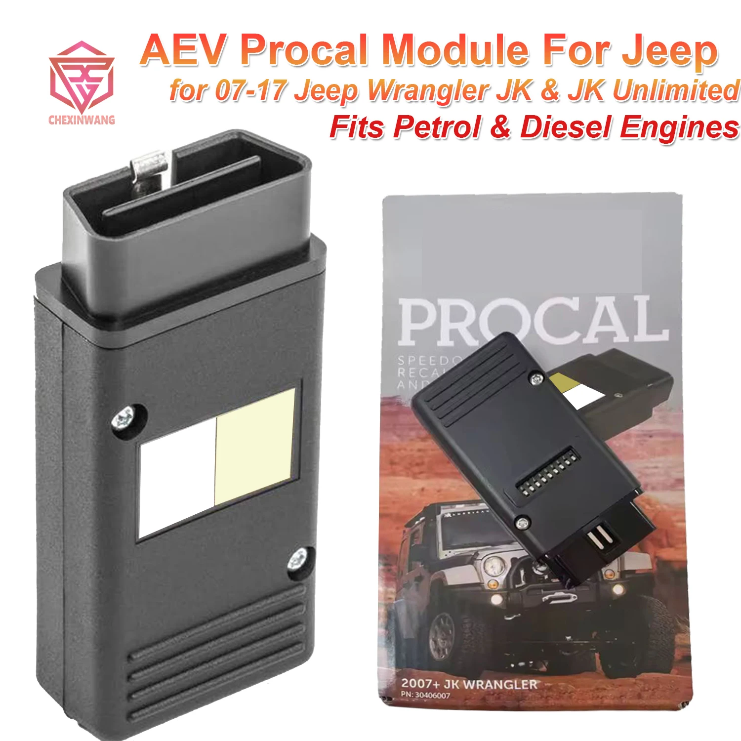 AEV Procal For Jeep 2007-2018 Wrangler 2-Door (JK)  & Unlimited 4-Door (JK) AEV Procal Module Detector