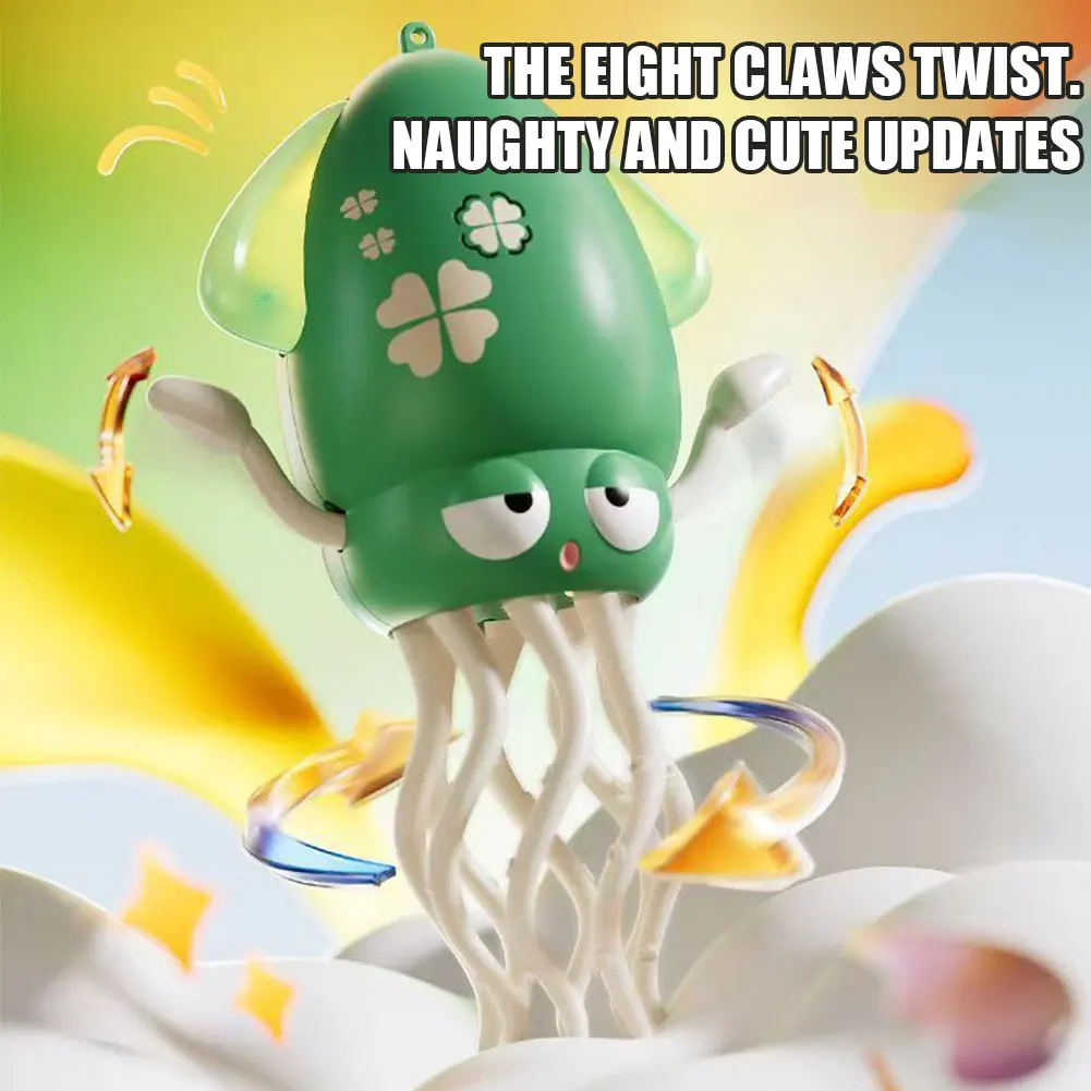 

Electric Automatic Obstacle Avoidance Octopuses with Led Lights & Music Magic Interactive Fun Auto-Dance Octopu