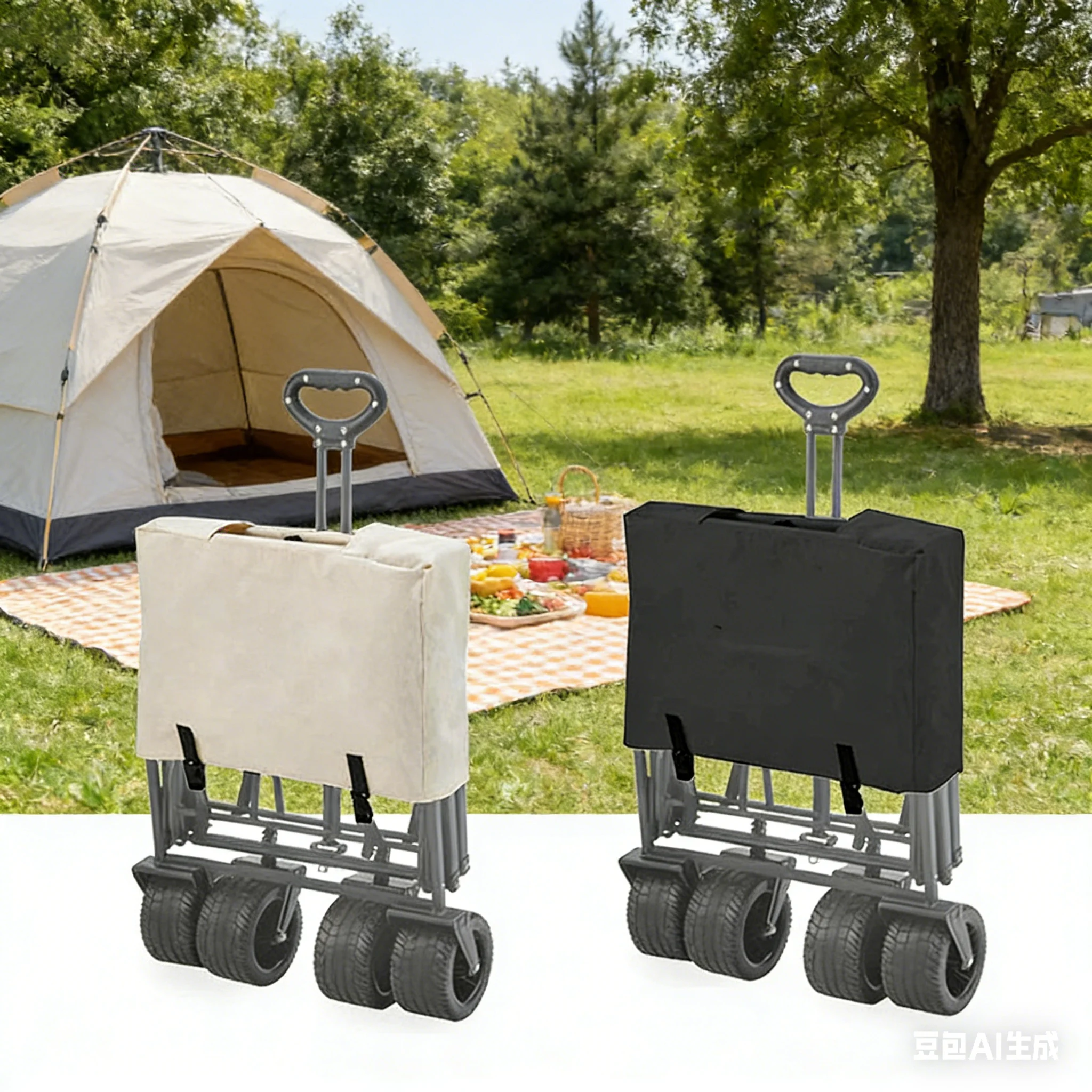 

Чехол для складной тележки 53×40×11 см из ткани Оксфорд, пылезащитный, для хранения, для кемпинга/сада, сменные аксессуары