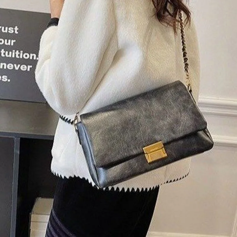 

Stylish-chic 2025 New Ladies Luxury Brand Leather Shoulder Bag Famous Designer Classic Popular Casual​