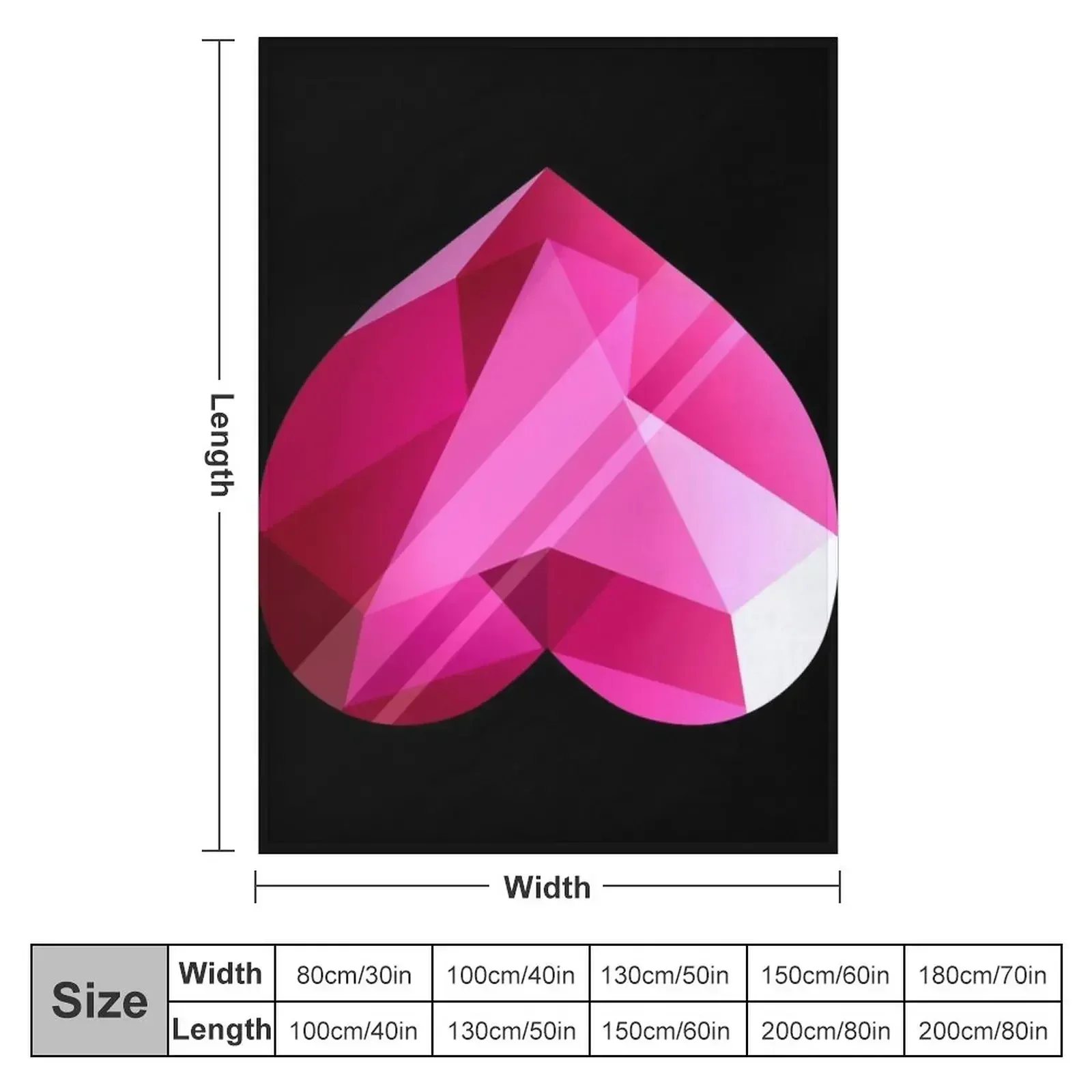 Steven Universe - Spinel Heart Gem 2nd Form - Black Background Throw Blanket couch cozy soft plush fuzzy picnic outdoor blanket