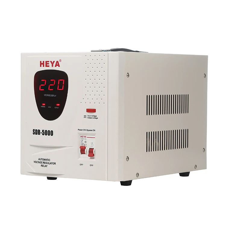 5KVA التحكم الرقمي في التتابع 4000 واط-5000 واط التيار المتناوب 110 فولت 220 فولت المنظمين التلقائيين مثبتات AVR Regulador De Voltaje