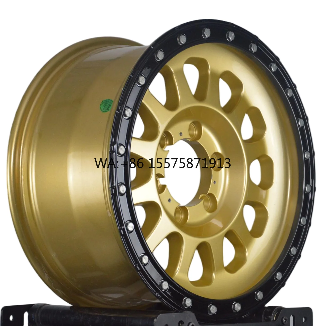 For Customizable ODM Monoblock Forged Baja Retro Style 18 19 20 21 22 6x139.7 Matte Gold Black Silver Rivets for Nissan Patrol H