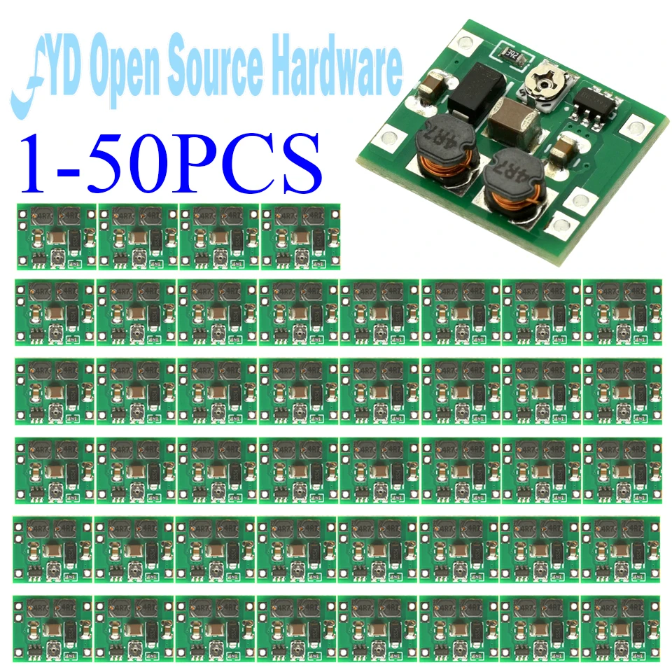 Modulo regolatore di tensione 1-50 pezzi – Ingresso da 3-15 V a uscita 1,25-15 V regolabile, 700 mA max (5 W)