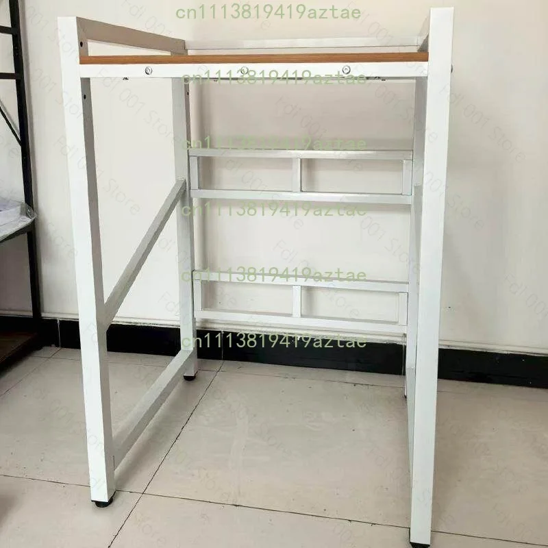 Steel Wood Combo Heavy Duty Washer Dryer Shelf Stackable Front Load Laundry Storage Rack