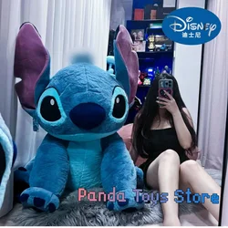 New Disney Giant Size Lilo&stitch Plush Stuffed Doll Cartoon Animal Couple Sleeping Pillow Softmaterial Toy For Christmas Gif