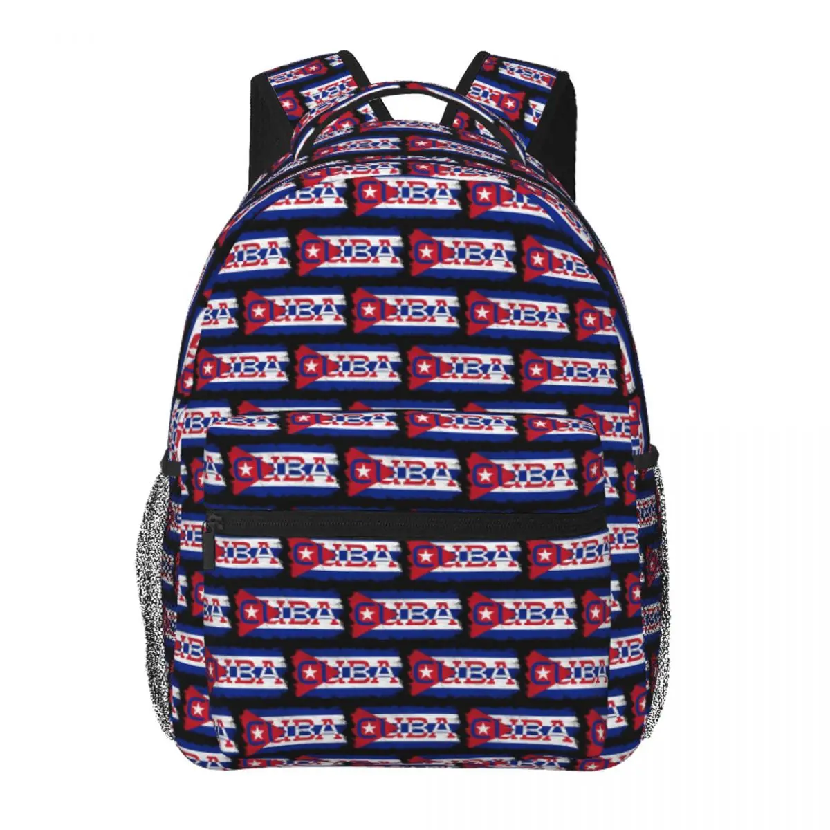 Vintage Cuban Flag Of The Country Of Cuba Backpack Student BookBag Children School Bag Laptop Shoulder Bags for Men Women