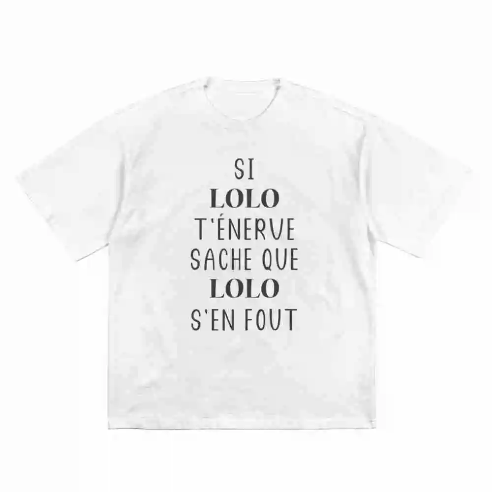 Lolo Annoys You Know Short Sleeve Tee 100% Cotton T-Shirt