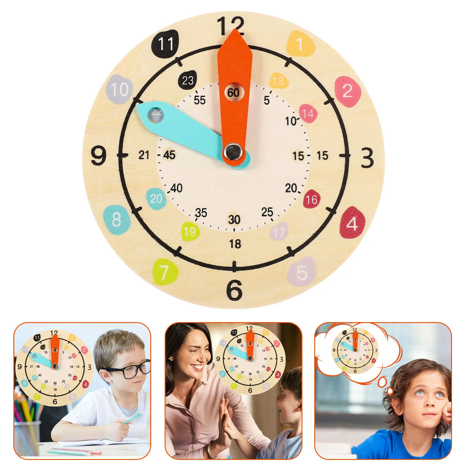 relogio-de-madeira-resistente-para-ensino-infantil-ferramenta-de-aprendizagem-precoce-mostrador-colorido-com-numeros-para-reconhecimento-de-formas-logica-matematica
