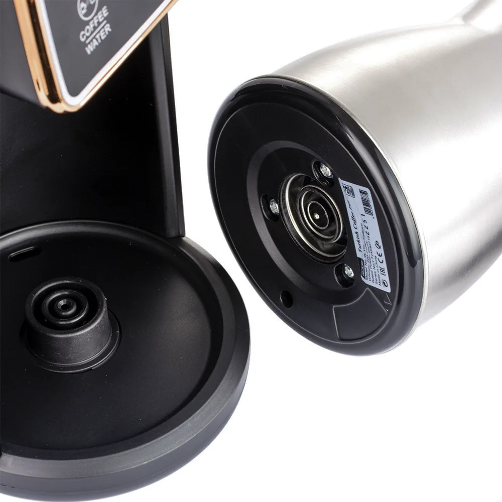 وعاء قهوة تركي أوروبي عبر الحدود بقدرة 600 وات من الفولاذ المقاوم للصدأ وغلاية مياه ساخنة مقاومة لدرجات الحرارة العالية لصنع القهوة