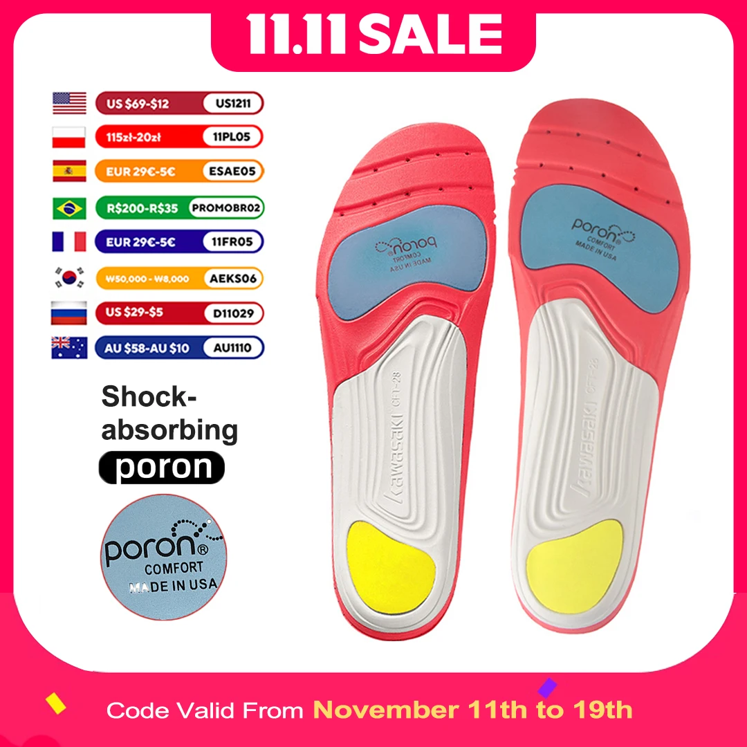 نعل كاواساكي قابل للتنفس للرجال والنساء، نعال رياضية قابلة للتنفس ماصة للعرق، ملحقات أحذية رياضية CFT-28