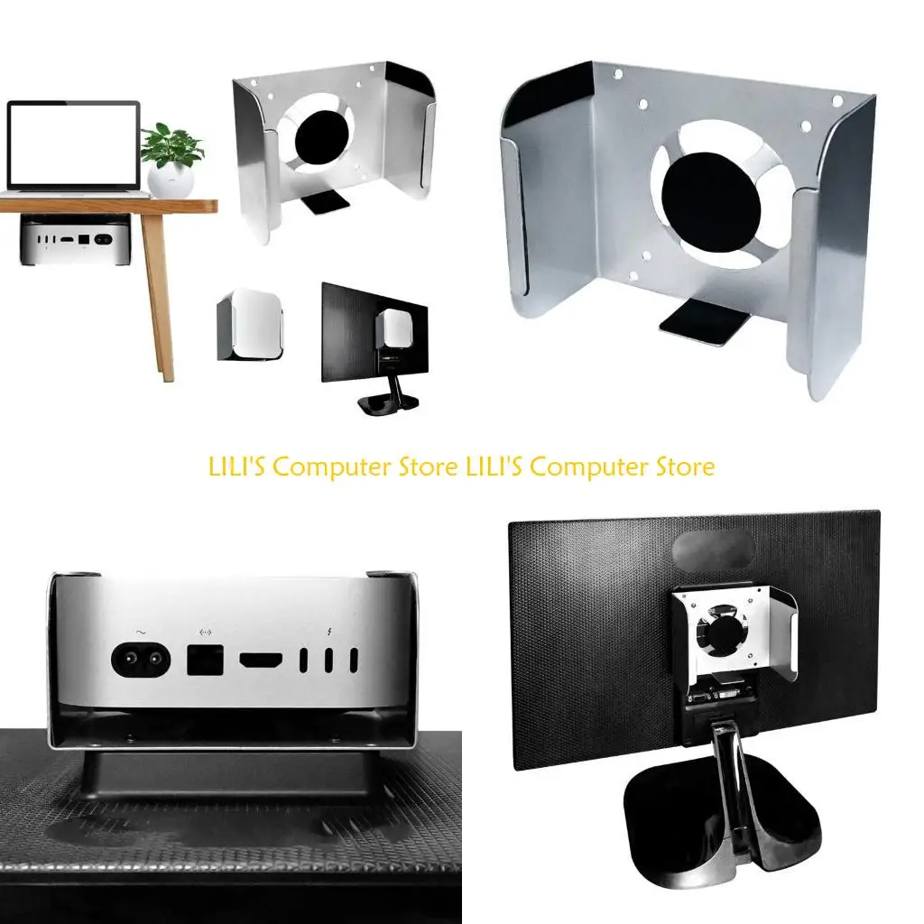 

A52B Безопасный монтажный кронштейн, металлический держатель, эффективный для установки мини-настольного компьютера под столом