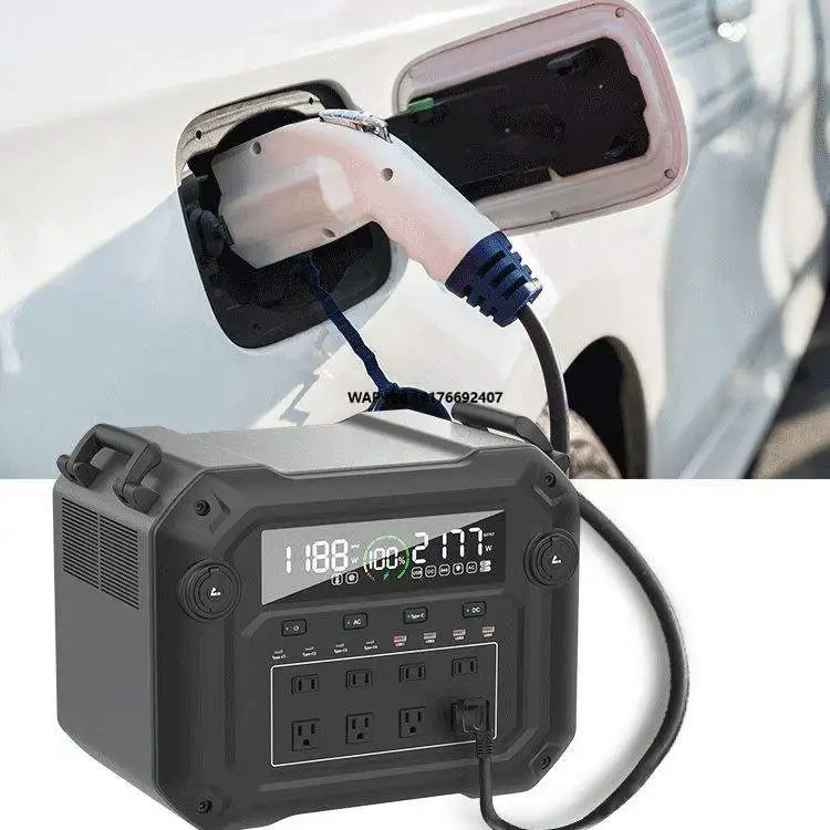 

Wholesale 2500W Solar Generator Lifepo4 Battery Bank PWM Controller Cigar Lighter Home Use Portable Power Station