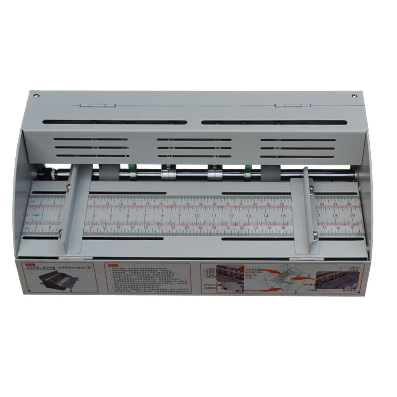 Electric Multi-function Perforating Manual Feeding Creaser Perforator Paper Creasing Machine for Cosmetic and Skincare Packaging