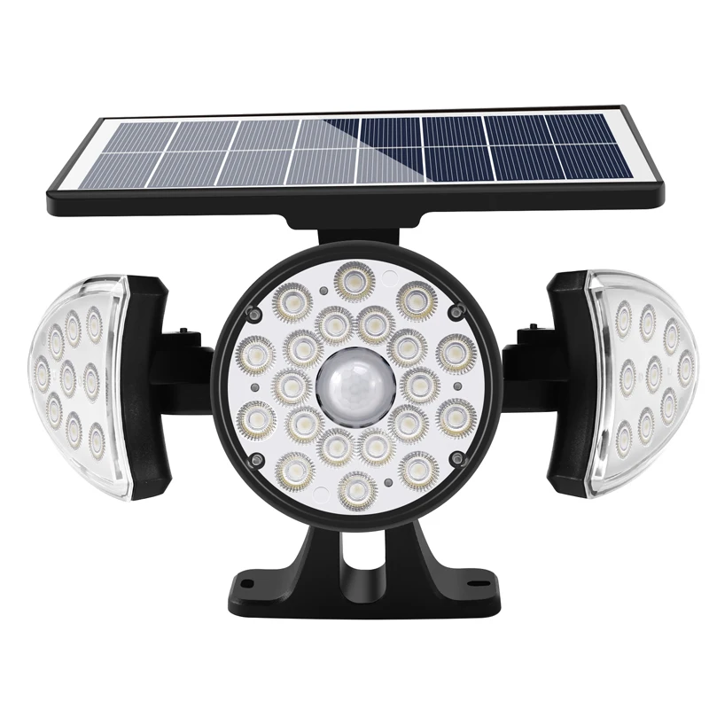 JHD-Outdoor Solar Light 38 LED Wireless Security Wall Light 360°Rotatable With 3 Mode IP65 For Garage Garden Front Door Yard