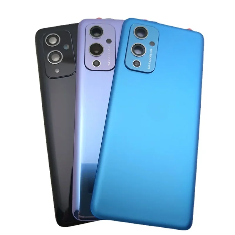 

6.55" For Oneplus 9 Battery Cover Glass Panel Rear Door Housing Case With Camera Lens Repair parts