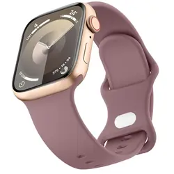 Silicone Strap For Apple Watch Band 44mm 40mm 45mm 41mm 42-46mm sport wrist bracelet iwatch serie 10 8 7 se 4 5 6 9 ultra 2 49mm