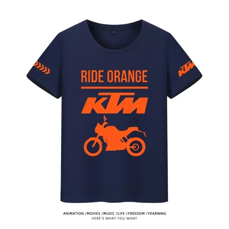 الصيف KTM سباق الدراجات النارية سريعة الجافة قميص الرجال تنفس الرياضة المحملة الشباب الاطفال الدراجات الملابس أكتيفيوير قصيرة الأكمام المحملة