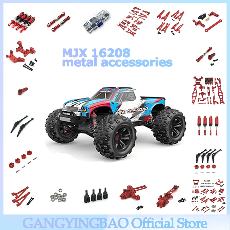 

MJX Hyper Go H16 16207 16208 16209 16210 14301 14302 4Pcs Metal 12mm Wheel Hex Hub Adapter RC Car Upgrade Parts Accessories