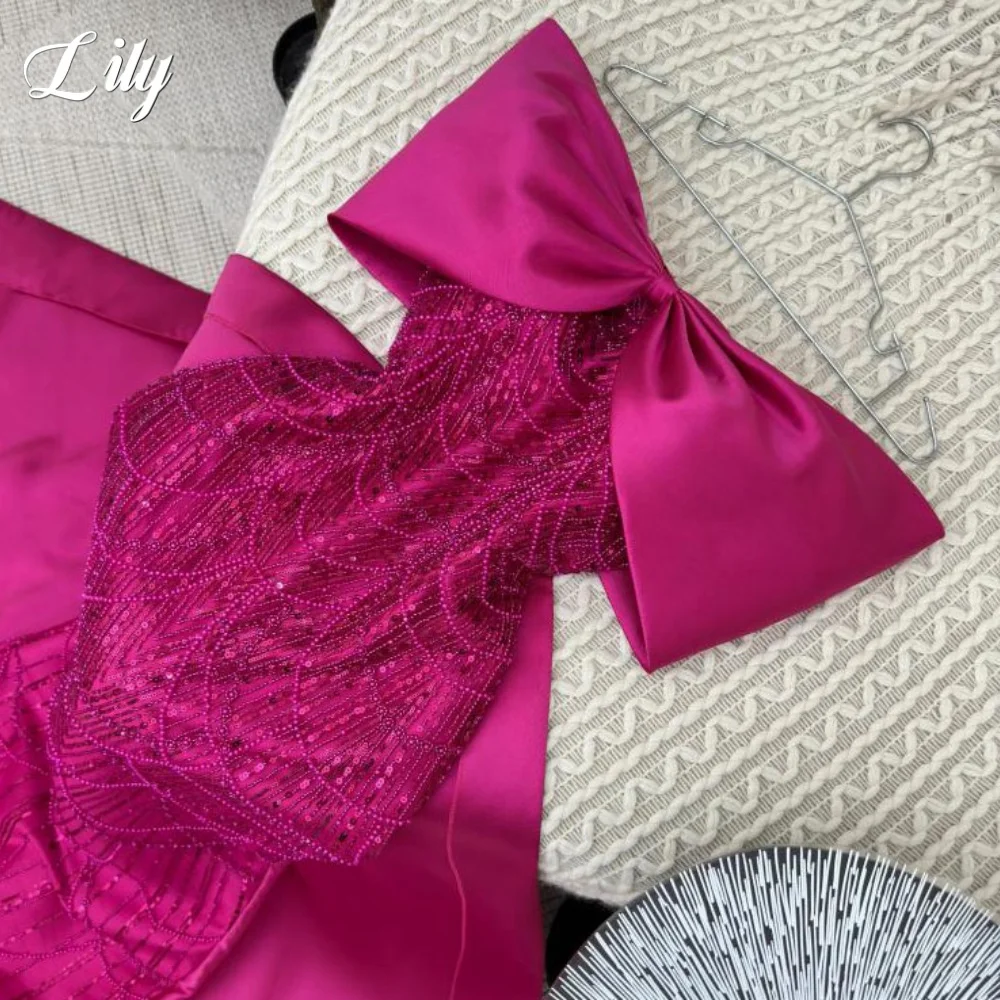 リリー アイボリー パーティードレス オフショルダー トランペット イブニングドレス ビーズ付き 結婚式用 カスタマイズ可能