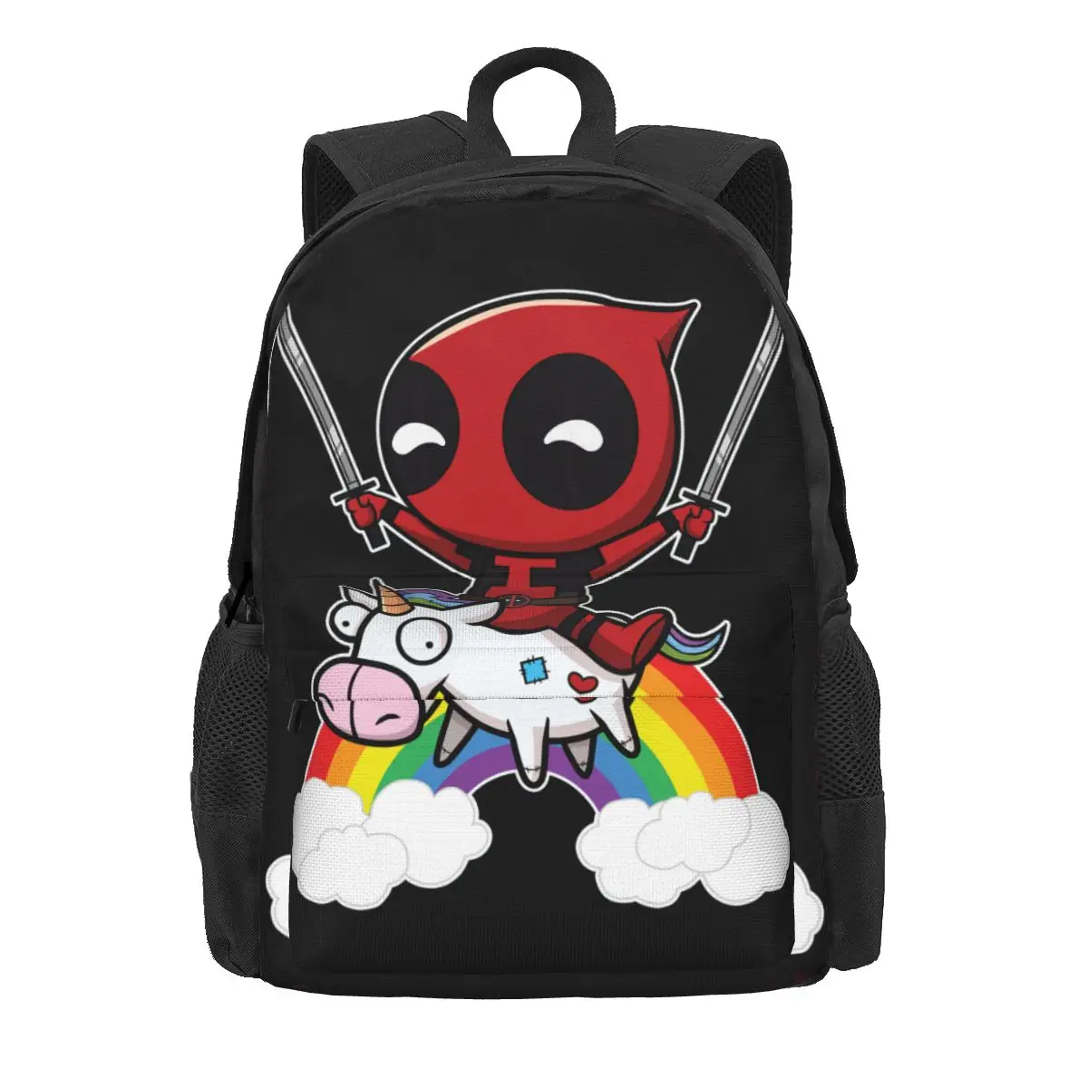 Best Deadpool Closed Hand Heart Women Backpack Mochila Fashion Children School Bag Laptop Mochila Kids Large Travel Shoulder Bag