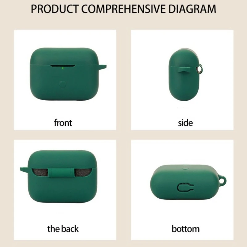 Funda protectora de goma para auriculares, carcasa impermeable, ligera, motivo Marshall II ANC