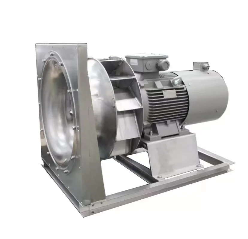 Vaneless Centrifugal Fan Duct Fan Ventilation Construction Use-Low Noise High Efficiency Energy-saving Eco-friendly FRP Blades