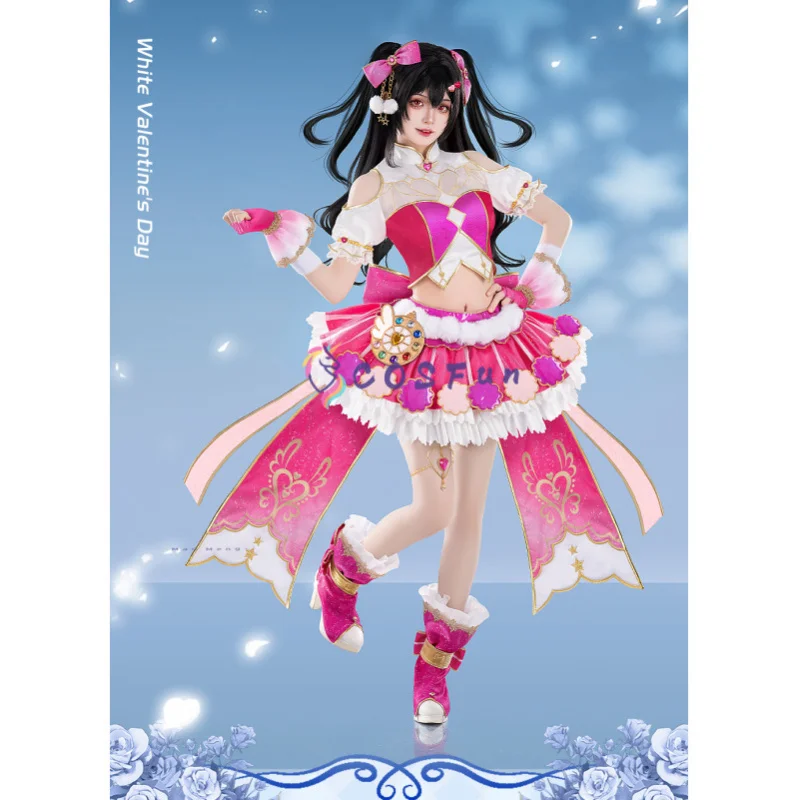 Nico Yazawa Cosplay Anime ¡Ama vive! Disfraz vestido de lolita vestido de princesa para el Día de Todos los Santos juego de rol de Navidad mujeres COSFun
