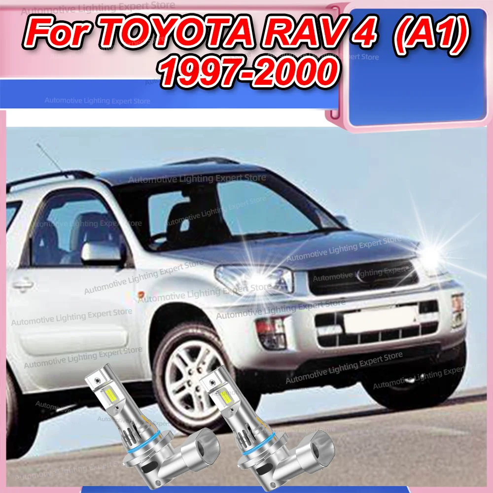 

2/4Pcs 30000LM LED Headlight Bulb Canbus 6000K with Fan Plug and Play For TOYOTA RAV 4 A1 1997 1998 1999 2000