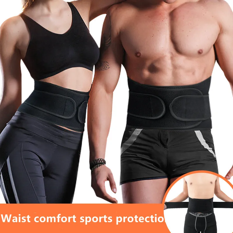 

Waist Support Sports Fitness Training Belt Spine Support Trainer Lumbar Brace Bandage Waist Belt Corset Belt Fitness Belly Belt