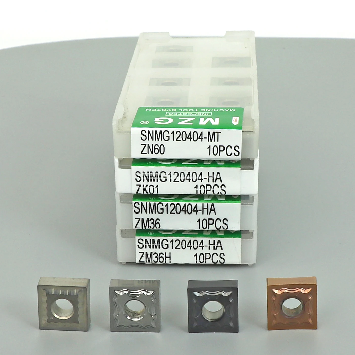 MZG 10pcs SNMG120404 SNMG120408 SNMG120412 For Steel Casr Iron Aluminum CNC Machine Tool SNMG1204 Carbide SNMG Turning Inserts