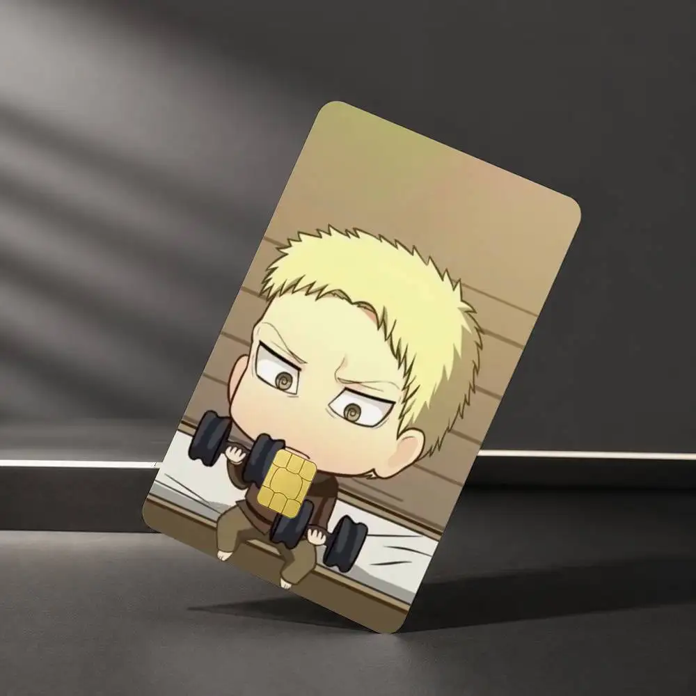 Attack on Titan Reiner Braun Sticker Film Tape Skin for Credit Card Debit Card Waterproof Stickers