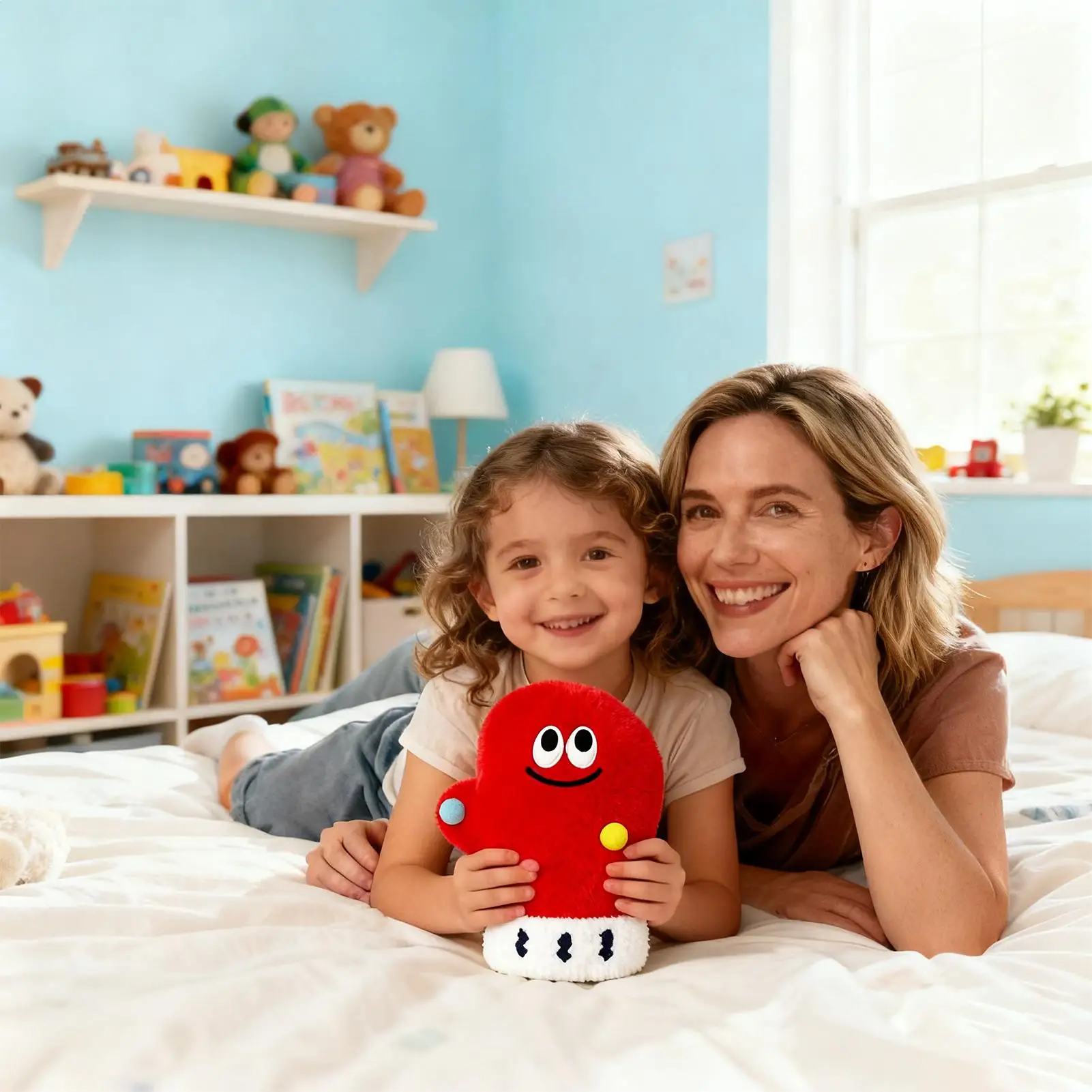 

Stuffed Toys Boxing Glove Shaped Toy Pillow Small Huggable Doll For Boys Girls Nursery Home Desk Sofa Bedside Shelf Car Birthday