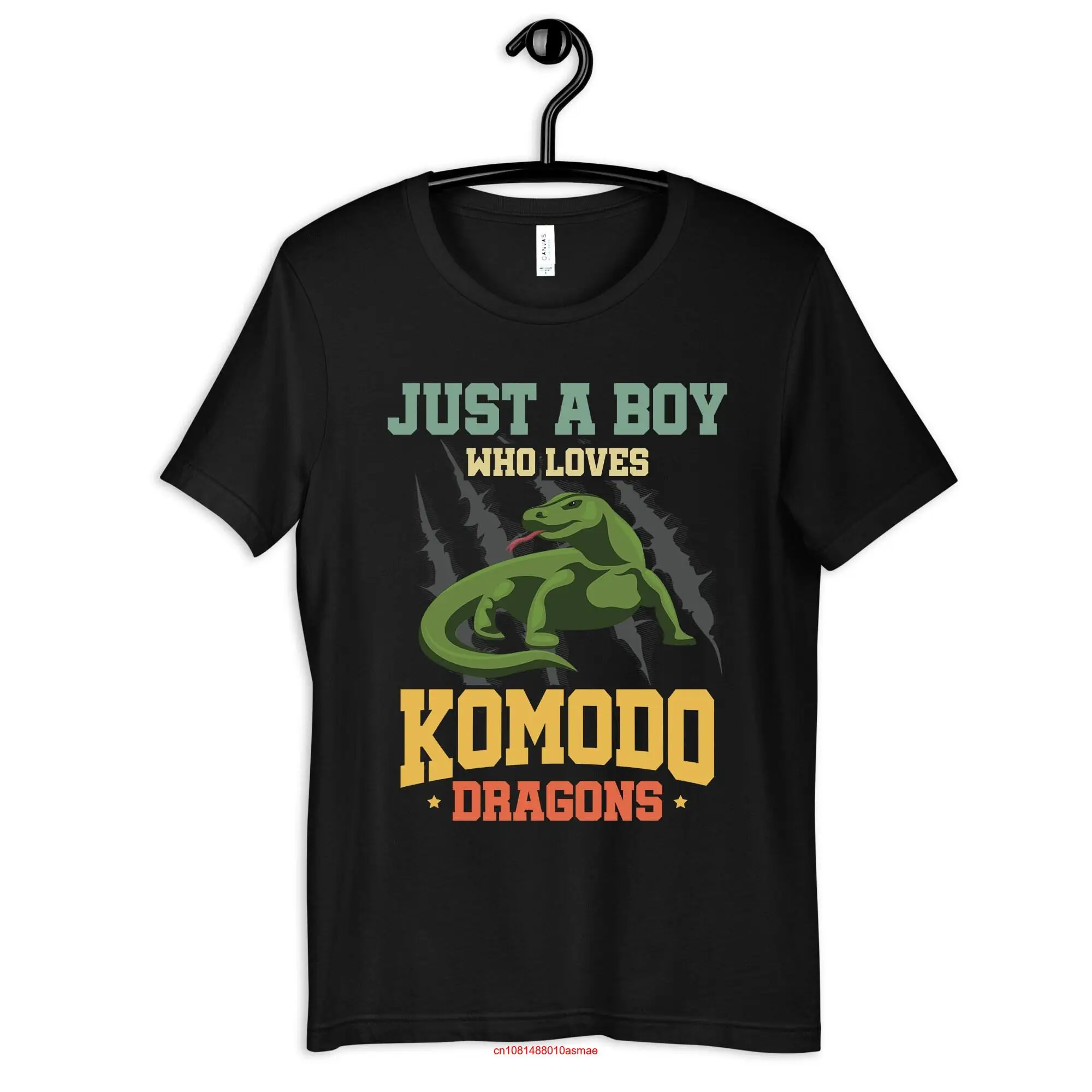 Boy Who Loves Komodo Dragons T Shirt Dragon Kids Toddler  long or short sleeves