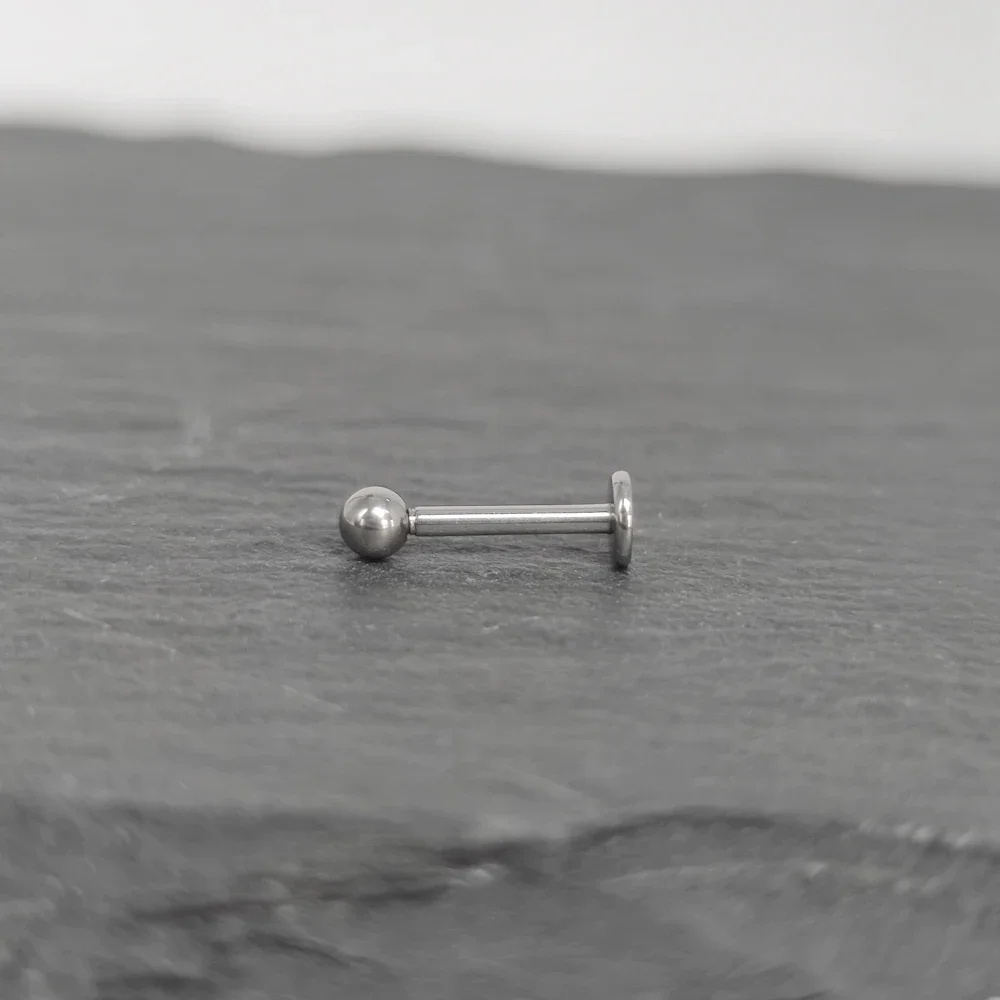 Titanium Tragus Piercing Lip Stud Earring